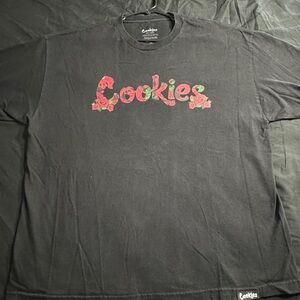Cookies Black Graphic T-Shirt